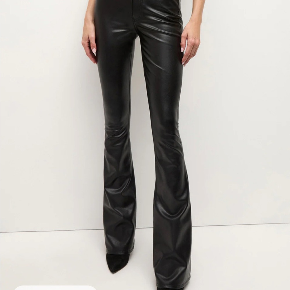 Veronica Beard Black Leather Pants